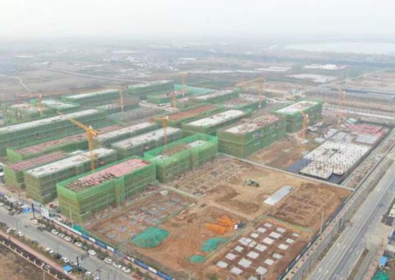 食品產(chǎn)業(yè)園一期啟動區(qū)項目已完成，總建筑面積16.6萬平米